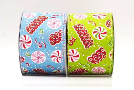 Weihnachts-Pfefferminzbonbon Drahtband_KF9540 (1)